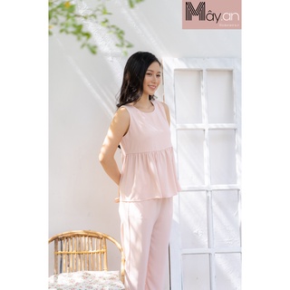 Đồ mặc nhà MÂY baby doll lụa lạnh hàn quốc