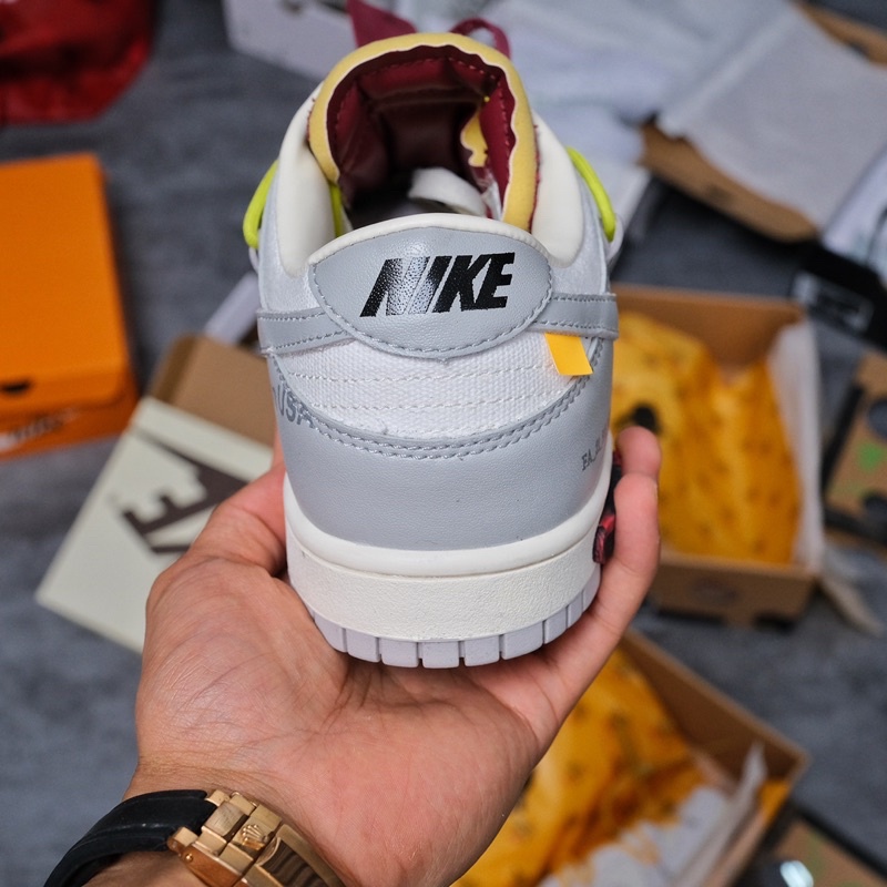 [GeeKSneaker] Giày Sneaker Dunk Low Off White Lot 08/50 - Deal