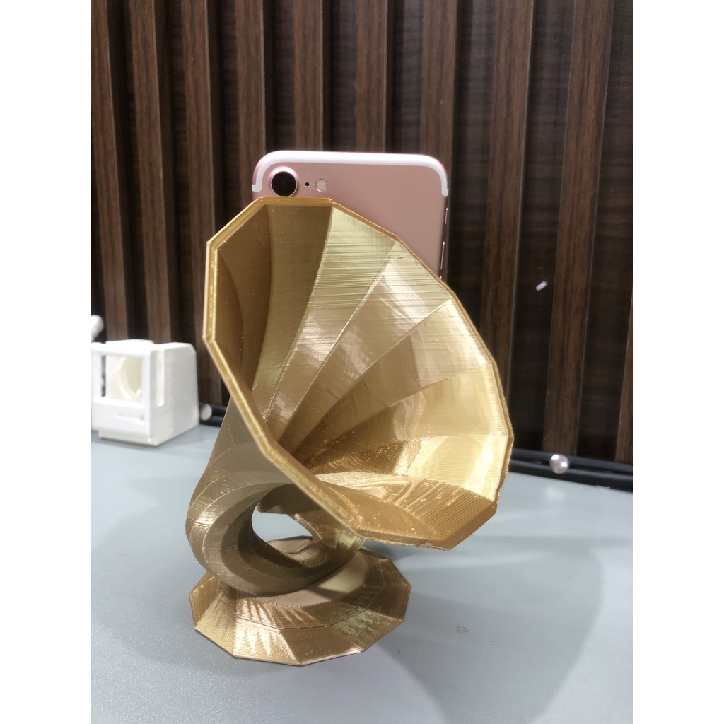 Loa kèn kiểu dáng cổ điển cho iphone không cần sạc, bluetooth - sản phẩm in 3D