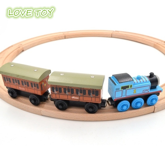 Nkodok Thomas And Friends Train Track Set Toy James Duke Petcy Henry Alloy Trains Carriage Wooden Alloy Magnetic Model