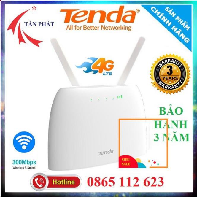 BỘ PHÁT WIFI TENDA  4G / 3G LTE - 4G03 A B - CÓ CỔNG LAN  - CHÍNH HÃNG 36 THÁNG Văn Phòng Xe Khách Lắp Cam ZTE Huawei