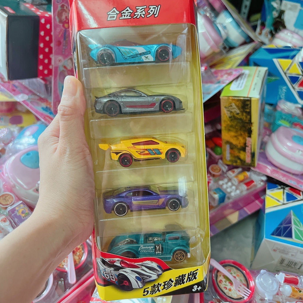 Xe chạy cót bằng sắt đồ chơi cho bé Mới