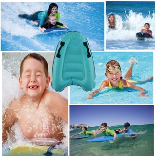 Portable Body Board Inflatable Pool Float Surfboard with Handles