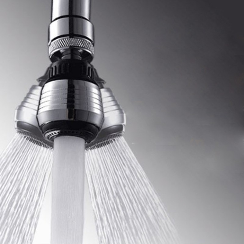 360 Rotary Aerator Water Bubbler Swivel Head Kitchen Filter Faucet Nozzle Faucet Shower Head Tap for Bathroom Kitchen