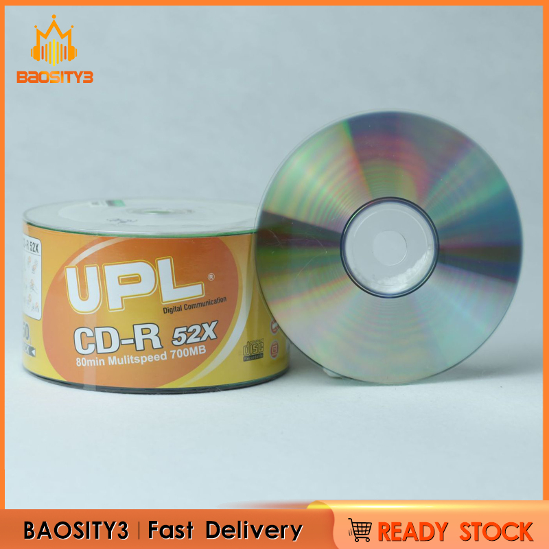 [baosity3]50Pcs Recordable Discs Blank Printable CD-R Discs 700MB for Data and Music | BigBuy360 - bigbuy360.vn