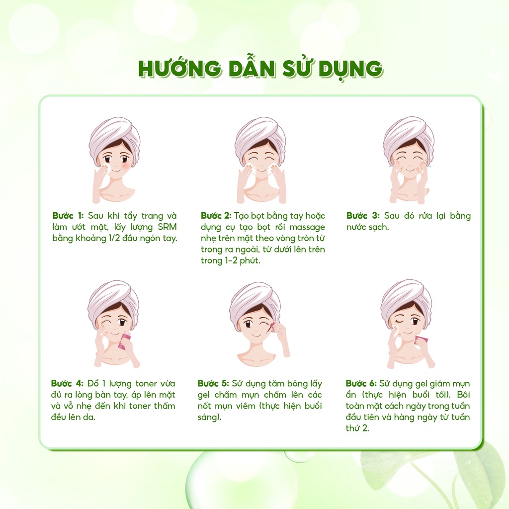 Combo Giảm Mụn, Giảm Viêm Lỗ Chân Lông BEAUSKIN Special Care An Toàn Hiệu Quả Sau 06 Tuần