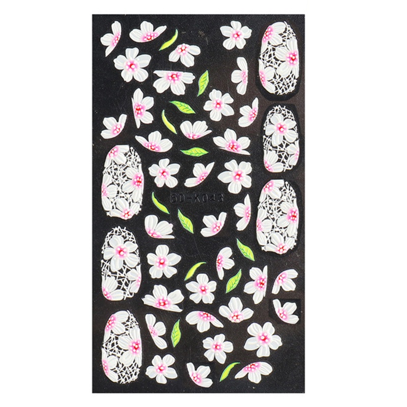 Youyo Miếng Dán Móng Tay 3d Hình Bướm 5D Nổi