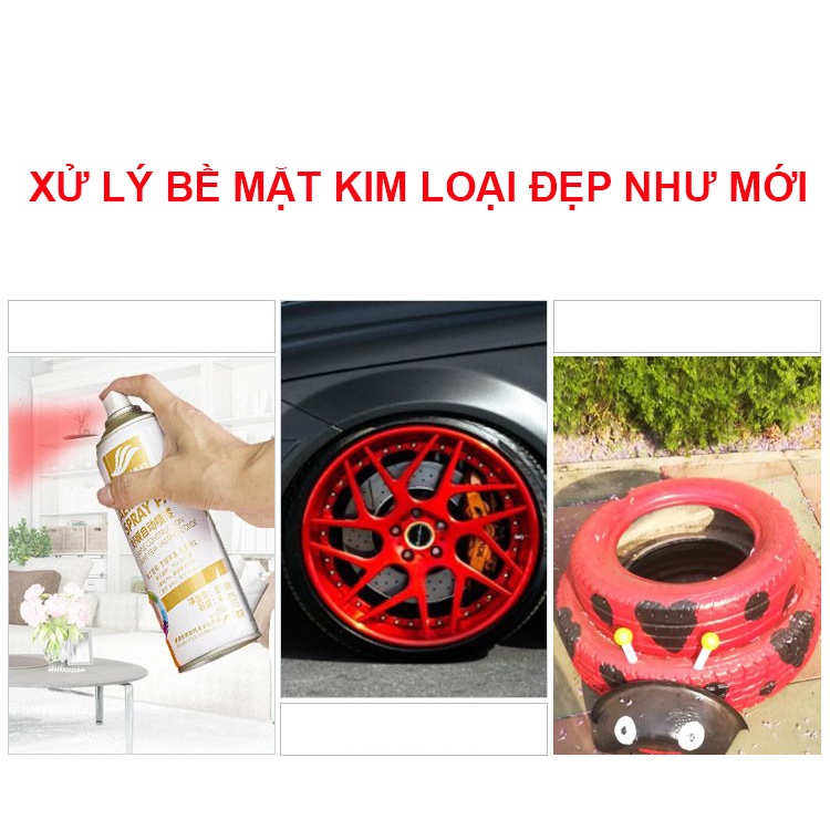 [HÀNG NHẬP] Sơn Xịt Che Vết Xước Ô Tô Xe Máy - Xóa Trầy Xước Ô Tô Màu Trắng, Đen, Đỏ Mận, Bạc, Đỏ, Xanh, Vàng - Haoshun