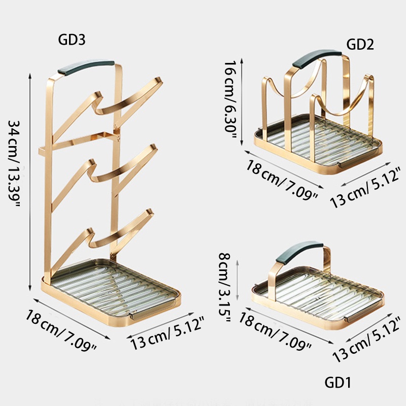 Giá Đỡ Nắp Nồi / Muỗng Bằng Kim Loại Tiện Dụng Cho Nhà Bếp