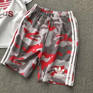 Bộ Adidas hoạ tiết rằn ri