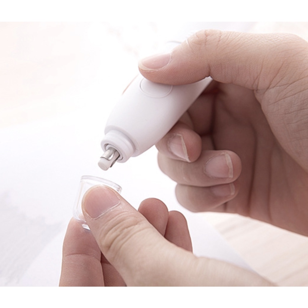 ☘️DELI☘️ Bút gôm tẩy bút chì tự động kèm phụ kiện vỉ gôm tẩy bút chì - Bút tẩy chì rung chạy pin tự động KBS 2020