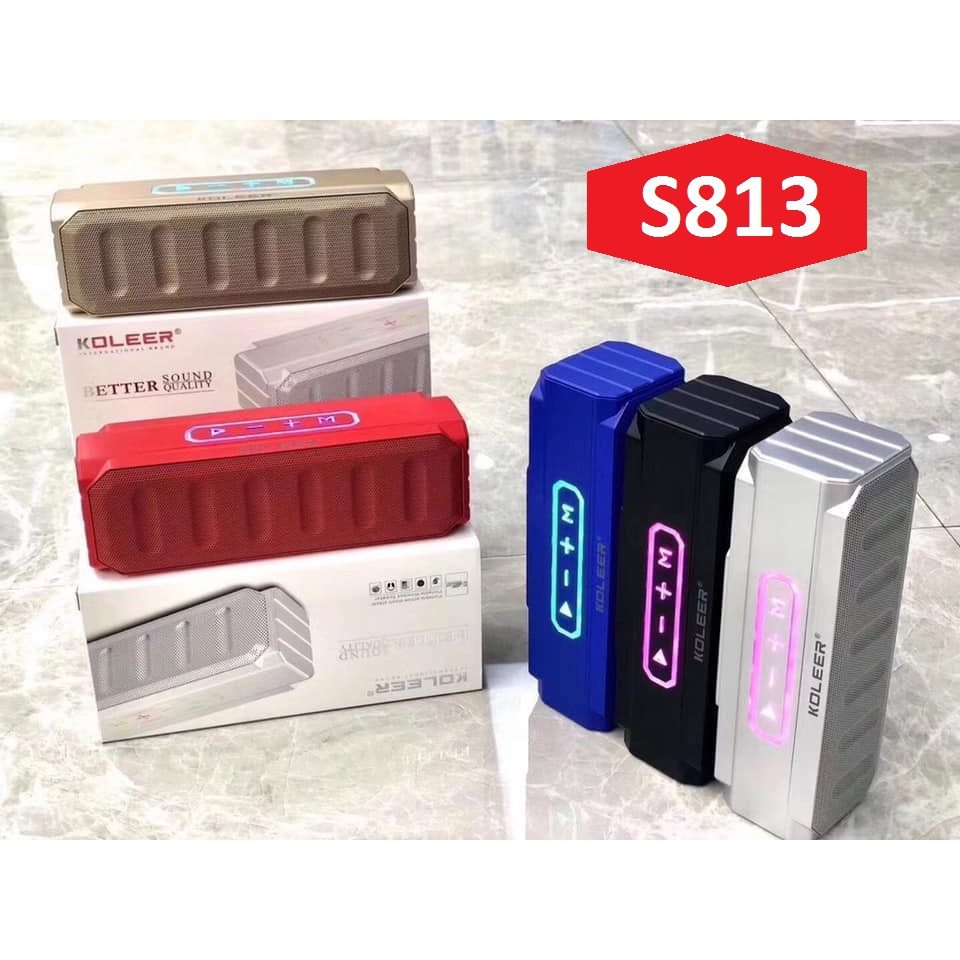 LOA BLUETOOTH KOLEER S813 CỰC HAY ( MẪU VUÔNG )