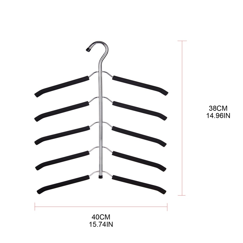 Bộ 2 Móc Treo Quần Áo Bằng Nhựa Cao Cấp Tiện Dụng