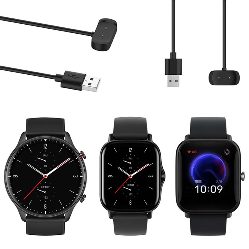 Dây cáp sạc cổng USB cho đồng hồ thông minh Amazfit GTR 2/GTS 2/Bip U/-pop/GTR 2e/Zepp E