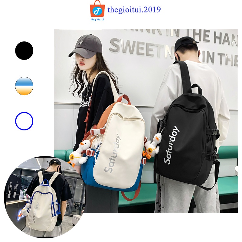 Balo học sinh nam nữ balo du lịch thời trang chống thấm nước có ngăn đựng laptop tiện dụng