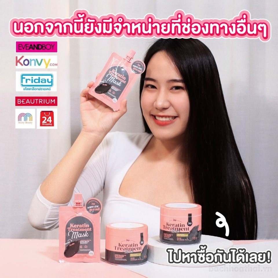 Kem ủ tóc than tre Joji Secret Young Keratin Treatment Mask Thailand