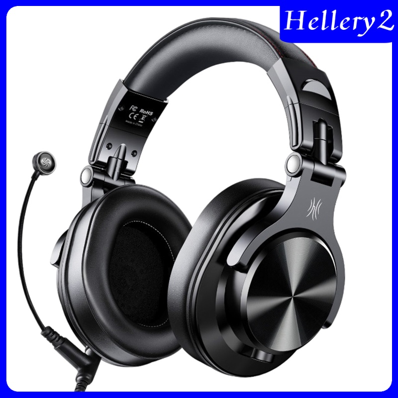 [HELLERY2] A71 Over-Ear Wired Headphones Studio Monitor Headsets with Mic