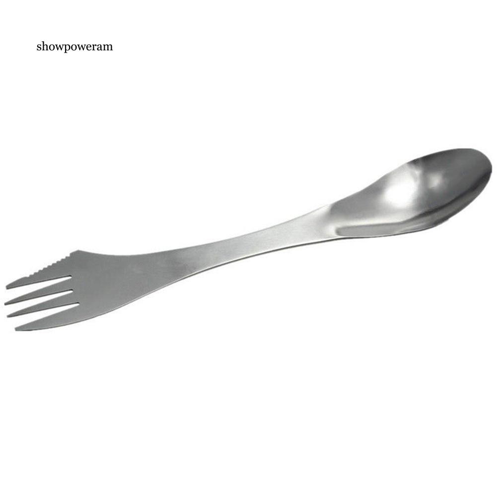 Nĩa kiêm muỗng inox 2 đầu đa năng