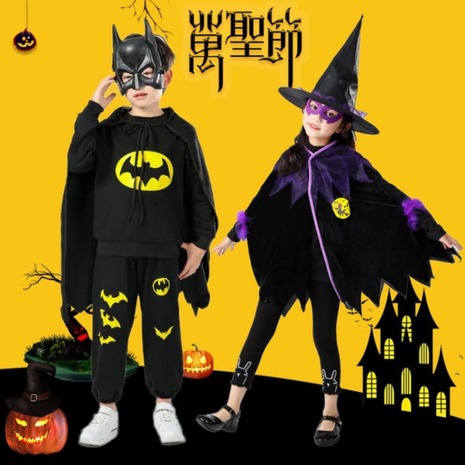 Áo Choàng Phù Thủy Hóa Trang Halloween Cho Bé