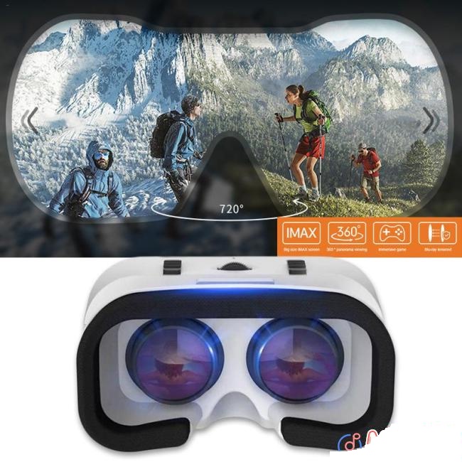 Kính 3D VR thực tế ảo Vinetteam G05A cho iphone, android từ 4.5 - 5.5 inch cao cấp (trắng nhỏ xinh) -3240