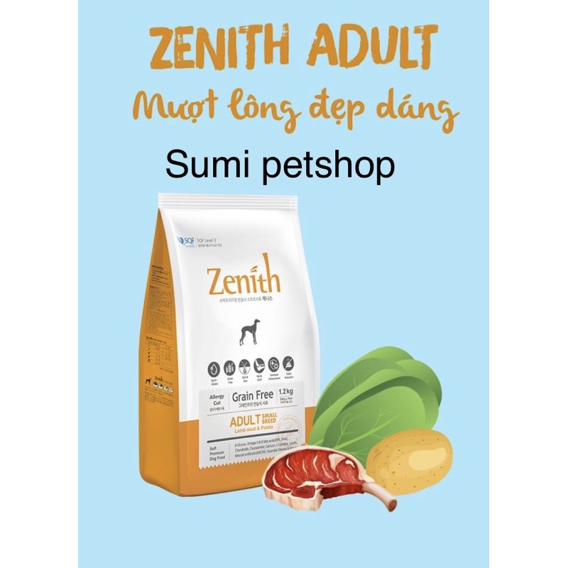 3kg ZENITH ADULT cho chó trưởng thành nhập khẩu Hàn Quốc