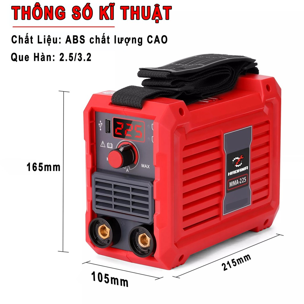 Máy hàn điện tử chính hãng HADAWA công nghệ Nhật, máy hàn mini đa năng xách tay chất lượng cao