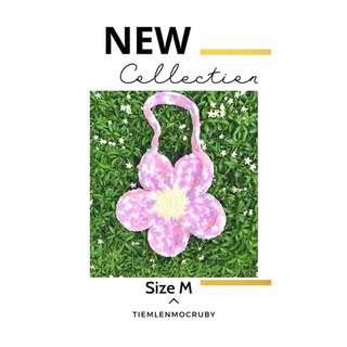 Túi len bông hoa Bloom Bag  [ẢNH THẬT]