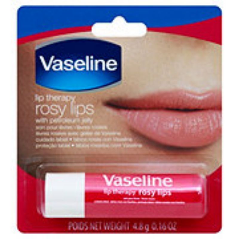 Son Dưỡng Môi Hồng Xinh Vaseline dạng thỏi màu xanh 4.8gr