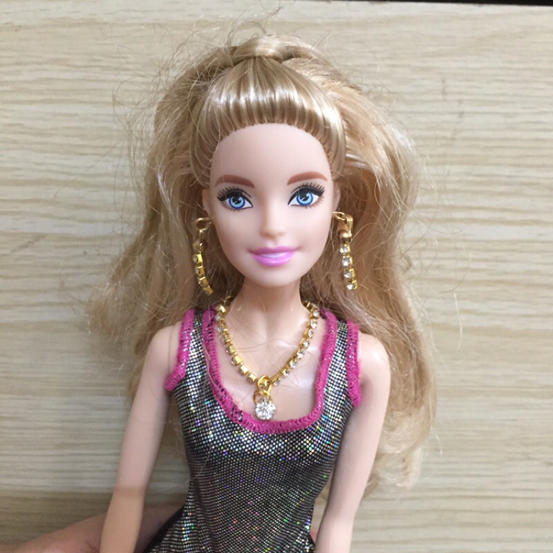 P1- trang sức chuỗi hạt hoa tai cho búp bê