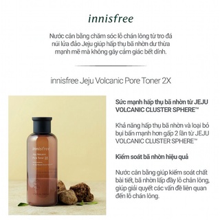 [HÀNG CÔNG TY] Toner Innisfree  200ml các loại.