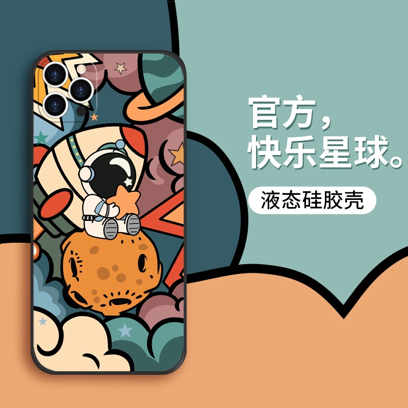 Ốp điện thoại phi hành gia thích hợp cho IPHONE 13 12 11 PRO MAX X/ XSMAX XR 7/8/ SE2020 7PLUS/ 8PLUS 6 6S 6SPLUS 6PLUS