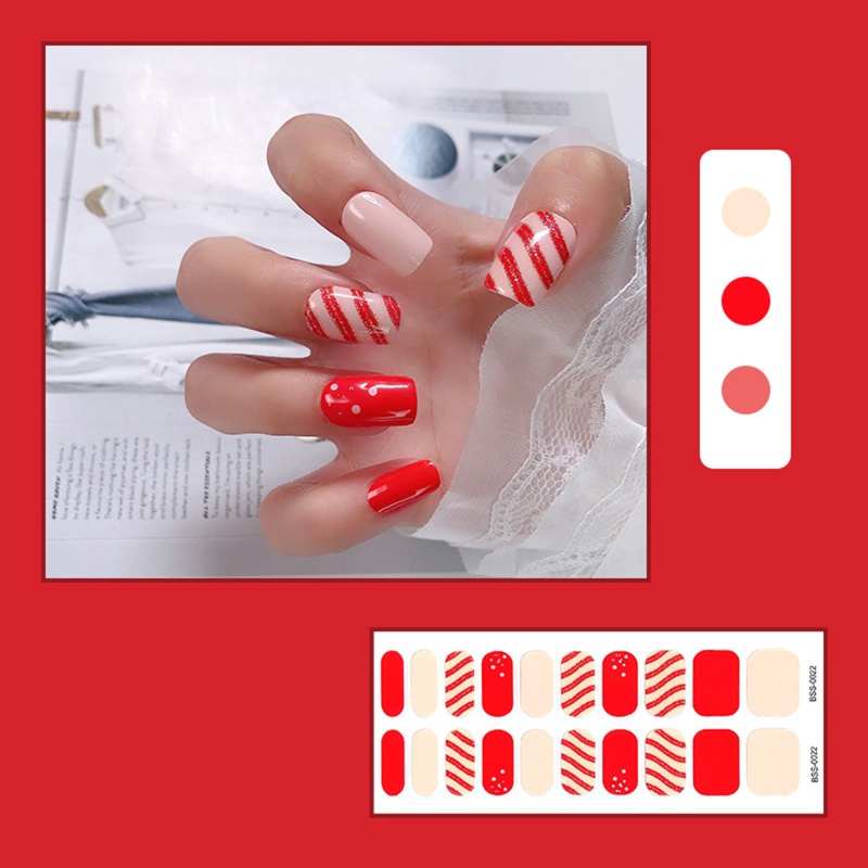 Bộ 20 Miếng Dán Gel Bảo Vệ Toàn Diện Chống Thấm Nước Dùng Trang Trí Móng Tay