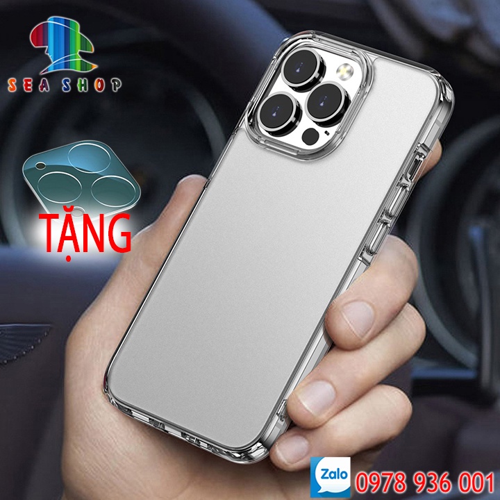 [TẶNG DÁN BẢO VỆ CAM] Ốp lưng iPhone 11 Pro Max chống sốc- Chất liệu cao cấp- Lưng bằng nhựa cứng chịu lực, Không vàng ố
