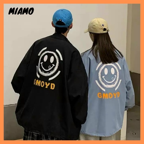 [Freeship] Áo khoác dù nam nữ in hình mặc cười thời trang Miamo TP132