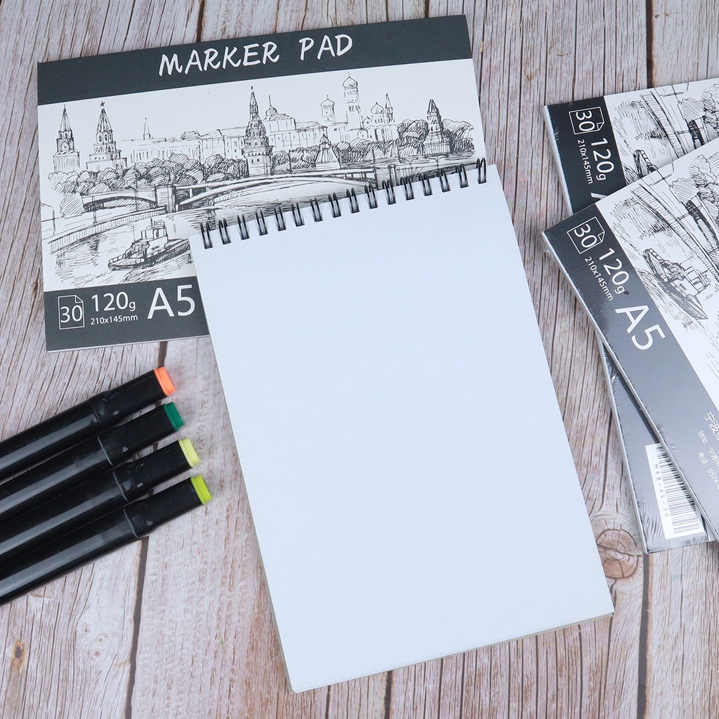 Sổ Vẽ Màu Marker, Sổ Vẽ Phác Thảo Siêu Đẹp