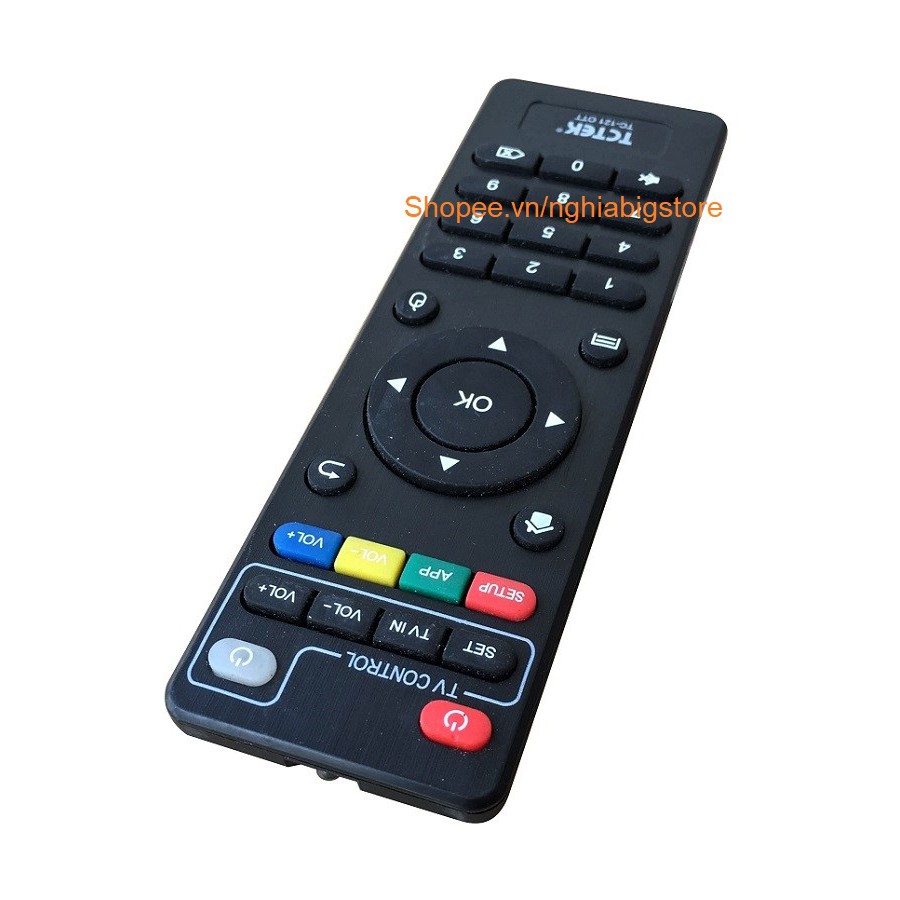 [Mã ELORDER5 giảm 10k đơn 20k] Remote Điều Khiển TV BOX Android, Hộp TV Thông Minh TCTEK - NowShip, Grab Tp.HCM