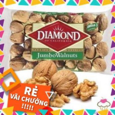 ( CSKH86 ) Óc Chó Mỹ Diamond Jumbo Walnuts gói 453G - Mỹ