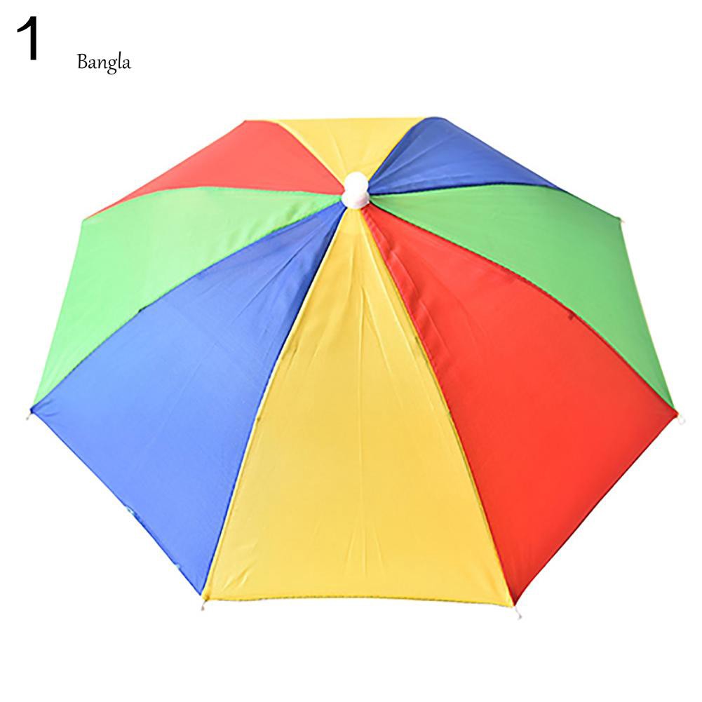 Mũ ô dù che mưa nắng gấp gọn tiện lợi