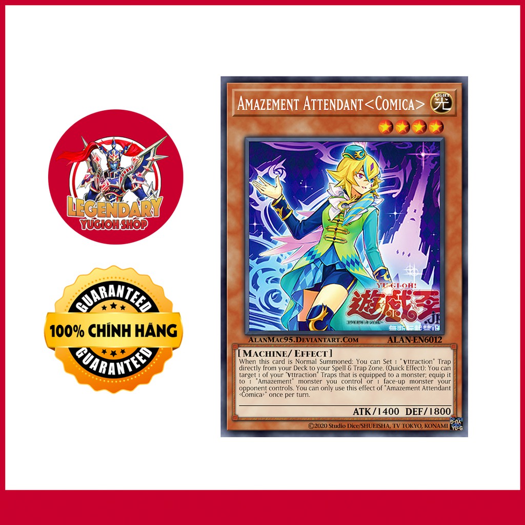 [Thẻ Bài Yugioh Chính Hãng] Amazement Attendant Comica
