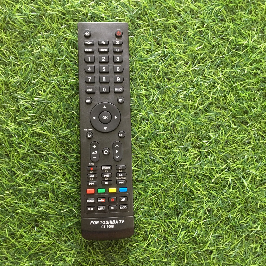 Điều khiển tivi toshiba CT-8068 loại dài to có internet có nút youtube,Remote dùng cho tivi toshiba CT-8068 loại dài