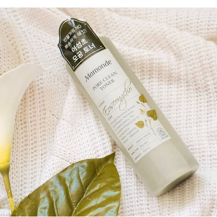 Toner diếp cá Mamonde Hàn Quốc chính hãng chai 250ml