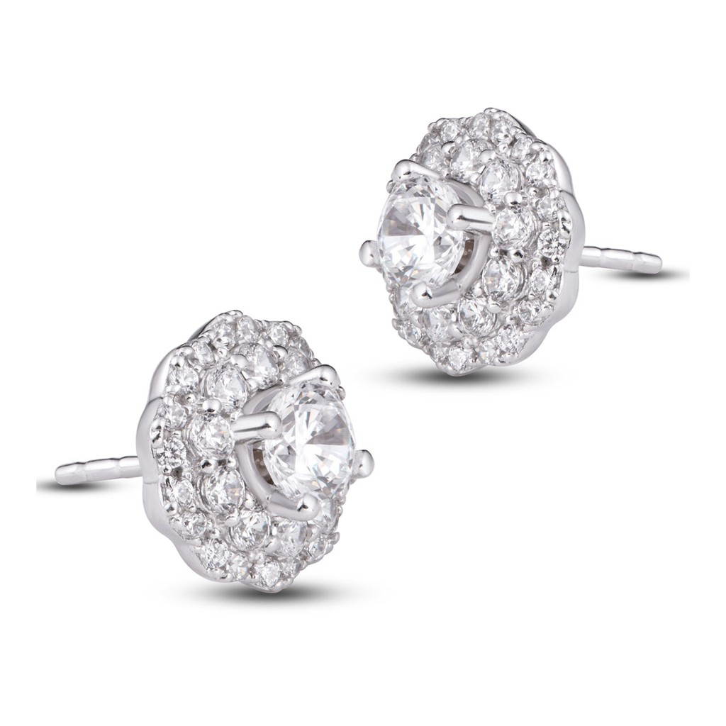Bông tai Bạc đính đá CZ PNJSilver XMXMK000157