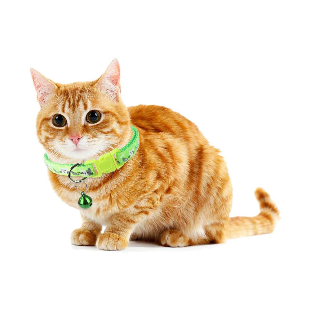 Vòng Cổ Gắn Chuông Hình Mèo Dễ Thương An Toàn Cho Mèo Cưng