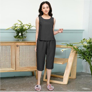 Bộ set nữ gồm (Áo 3 Lỗ và Quần lửng),chất vải thun bộ mặc ở nhà
