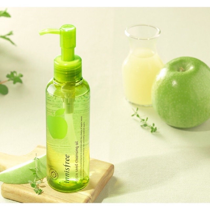 ( MẪU MỚI) DẦU TẨY TRANG TÁO XANH Innisfree Apple Seed Cleansing Oil 150ml | BigBuy360 - bigbuy360.vn
