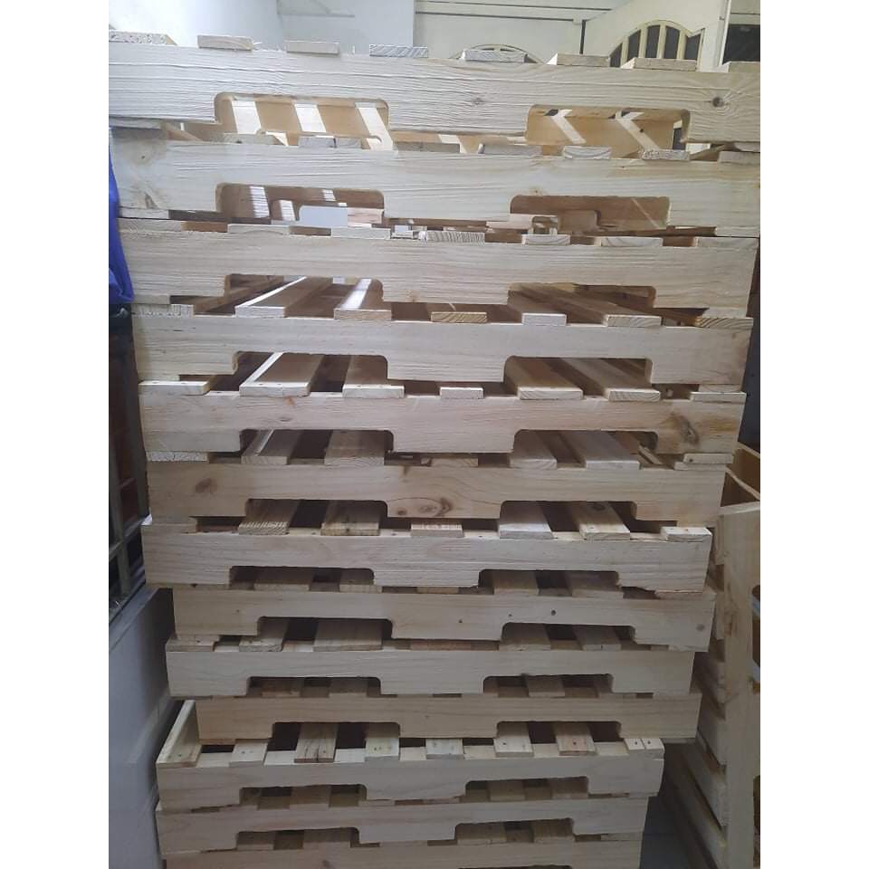 Giường Pallet Gỗ Thông Giá Xưởng 1m2 - 2m | BigBuy360 - bigbuy360.vn