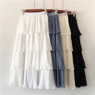 Chân váy xếp tầng siêu hót hít