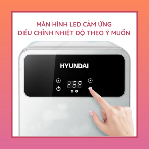 Tủ Lạnh Mini Hyundai Chính Hãng-Màn Led Cảm Ứng, Nóng Lạnh 2 Chiều, Bảo Quản Mỹ Phẩm, Sữa Cho Bé - Dùng Được Cho Xe Hơi