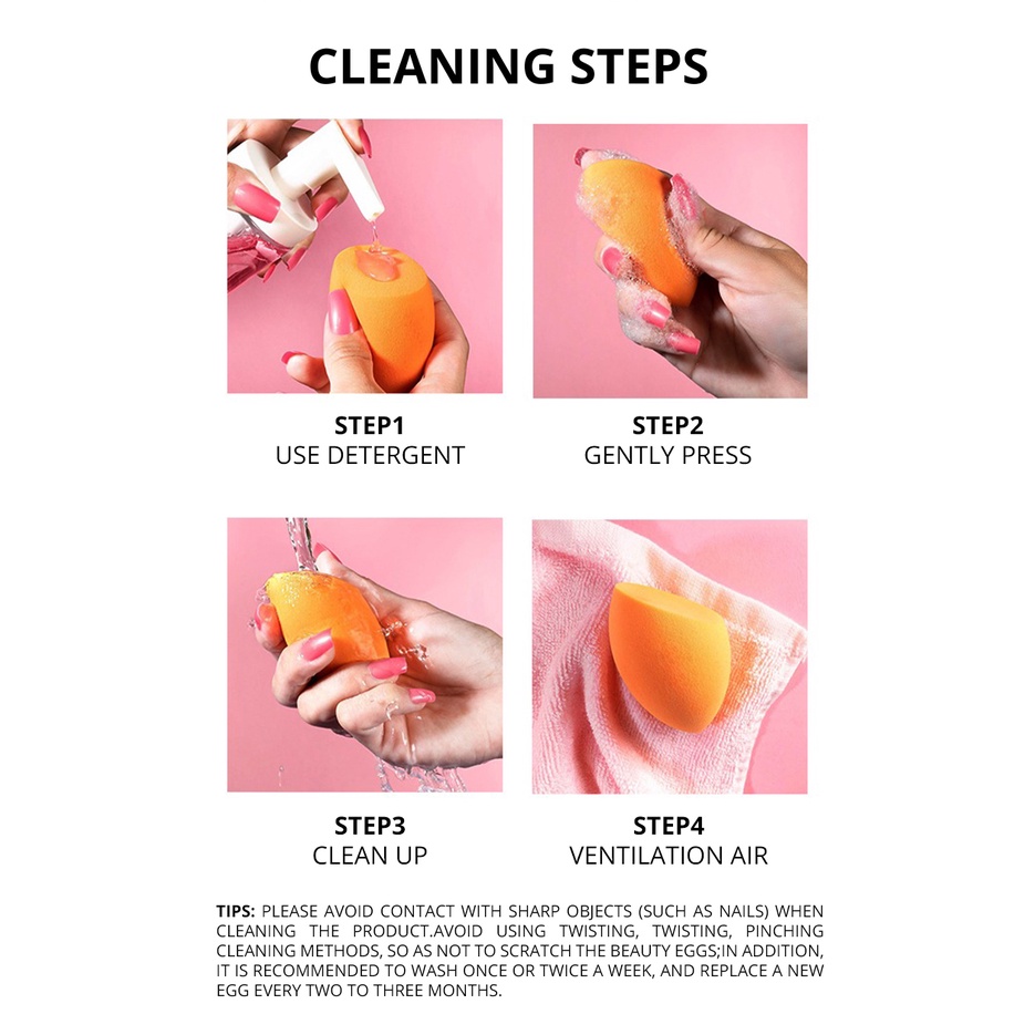 GRACEDO Trứng Trang Điểm Bằng Bọt Biển