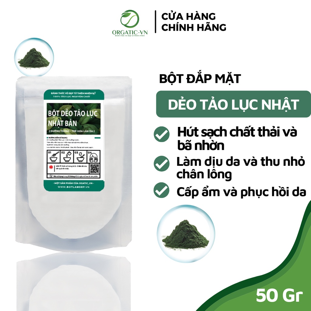 Bột Tảo xoắn nguyên chất Organic Handmade- B2.009